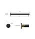 Meir Round Wall Shower Arm 400mm