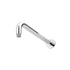 Meir Round Wall Shower Curved Arm 400mm