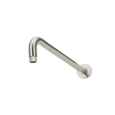 Meir Round Wall Shower Curved Arm 400mm