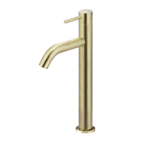 Meir Piccola Tall Basin Mixer Tap with 130mm Spout