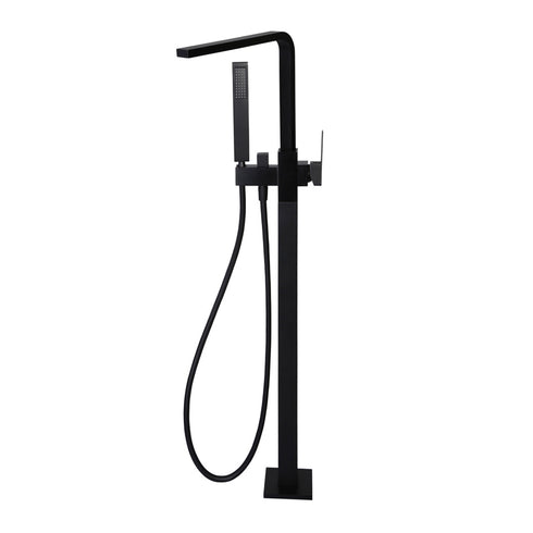 Meir Square Freestanding Bath Spout and Hand Shower
