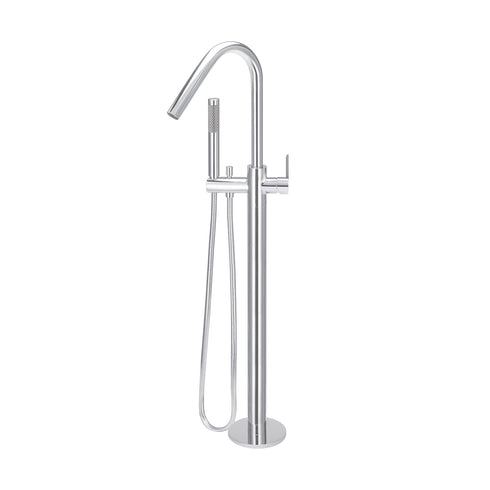 Meir Round Paddle Freestanding Bath Spout and Hand Shower