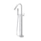 Meir Round Paddle Freestanding Bath Spout and Hand Shower