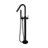 Meir Round Paddle Freestanding Bath Spout and Hand Shower