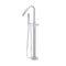 Meir Round Pinless Freestanding Bath Spout and Hand Shower