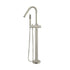 Meir Round Pinless Freestanding Bath Spout and Hand Shower