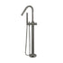 Meir Round Pinless Freestanding Bath Spout and Hand Shower