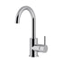 Meir Round Gooseneck Basin Mixer with Cold Start