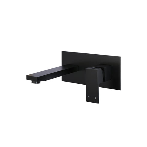 Meir Square Wall Basin Mixer and Spout