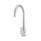 Meir Round Gooseneck Kitchen Mixer Tap with Paddle Handle