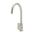Meir Round Gooseneck Kitchen Mixer Tap with Paddle Handle