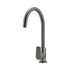 Meir Round Gooseneck Kitchen Mixer Tap with Paddle Handle
