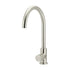 Meir Round Gooseneck Kitchen Mixer Tap with Pinless Handle