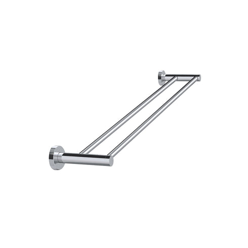 Meir Round Double Towel Rail 600mm