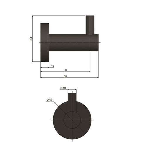 Meir Round Robe Hook