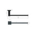 Meir Square Guest Towel Rail