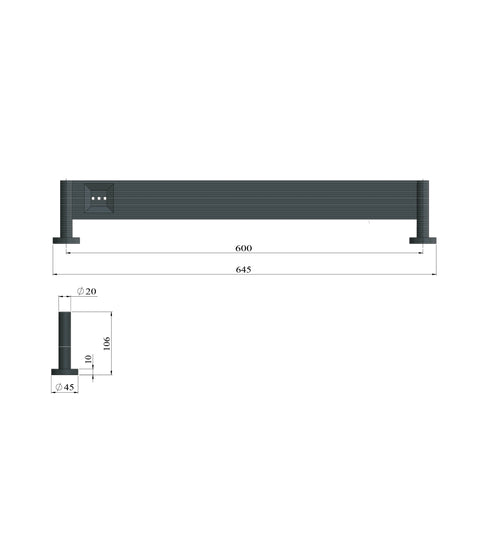 Meir Round Bathroom Shelf