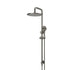 Meir Round Combination Shower Rail, 300mm Rose, Three Function Hand Shower