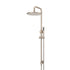 Meir Round Combination Shower Rail, 300mm Rose, Single Function Hand Shower