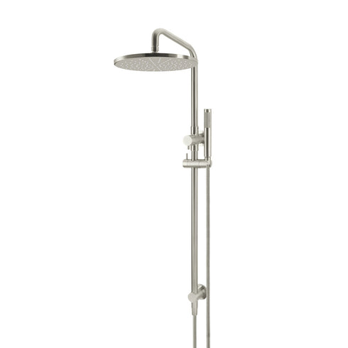Meir Round Combination Shower Rail, 300mm Rose, Single Function Hand Shower