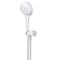 Meir Round Three Function Hand Shower on Fixed Bracket