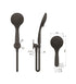 Meir Round Three Function Hand Shower on Fixed Bracket