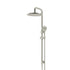 Meir Round Combination Shower Rail, 300mm Rose, Three Function Hand Shower