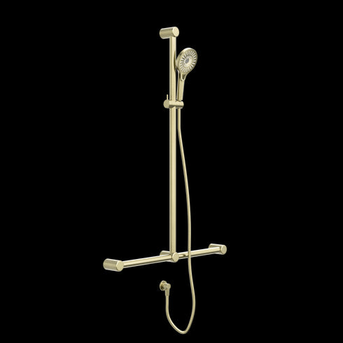 Mecca Care 32mm T Bar Grab Rail Shower Set