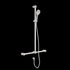 Mecca Care 32mm T Bar Grab Rail Shower Set