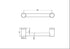 Mecca Care 32mm Grab Rail 300mm