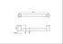 Mecca Care 32mm Grab Rail 450mm