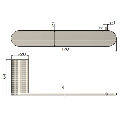Meir Curvae Toilet Roll Holder