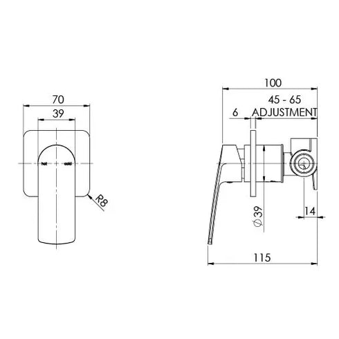 Phoenix Mekko Shower Mixer