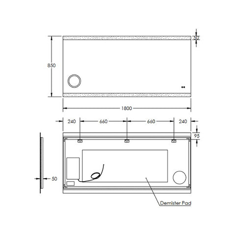 Remer Miro Led Mirror with Magnifier