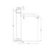 Nero Zen SS316L Tall Basin Mixer Handless