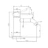 Nero Zen SS316L Basin Mixer