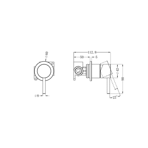 Nero Zen SS316L Shower Mixer