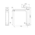 Nero Bianca Mid Tall Basin Mixer