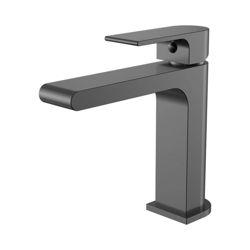 Nero Bianca Basin Mixer Straight Spout