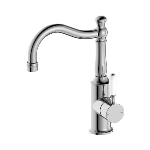 Nero York Basin Mixer Hook Spout