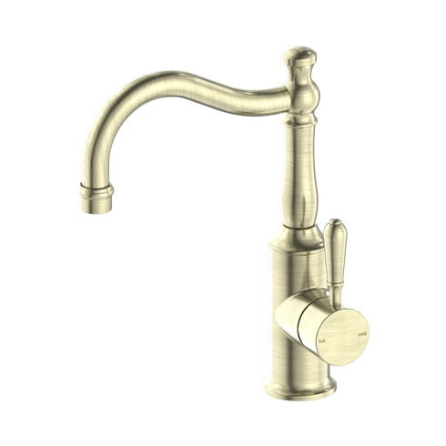 Nero York Basin Mixer Hook Spout