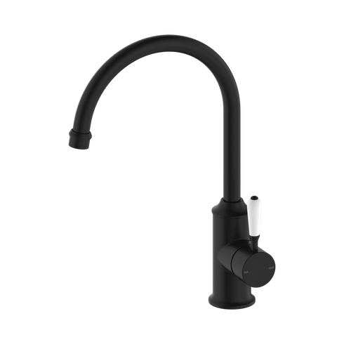 Nero York Kitchen Mixer Gooseneck Spout