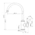 Nero York Kitchen Mixer Gooseneck Spout