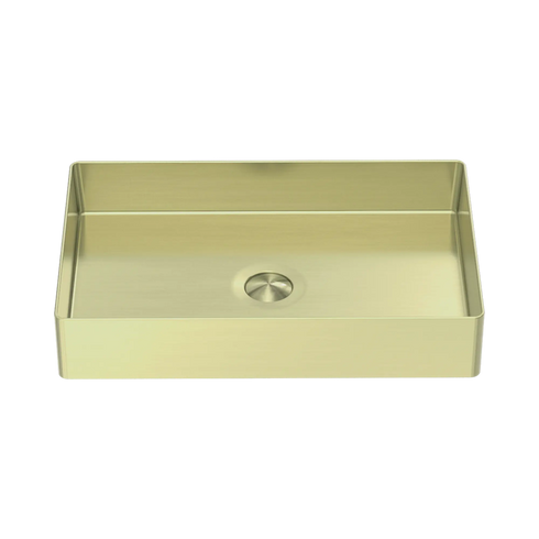 Nero Opal Rectangular Stainless-Steel Basin