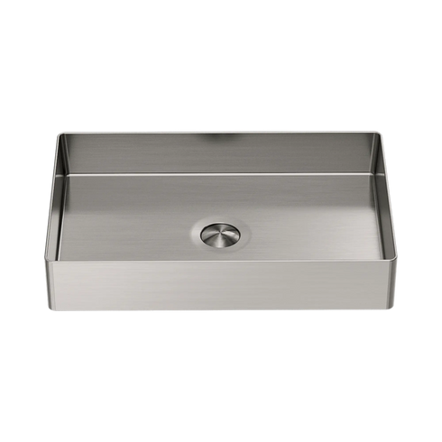 Nero Opal Rectangular Stainless-Steel Basin