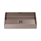 Nero Opal Rectangular Stainless-Steel Basin