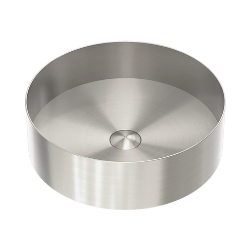 Nero Opal Round 400mm Stainless Steel Basin