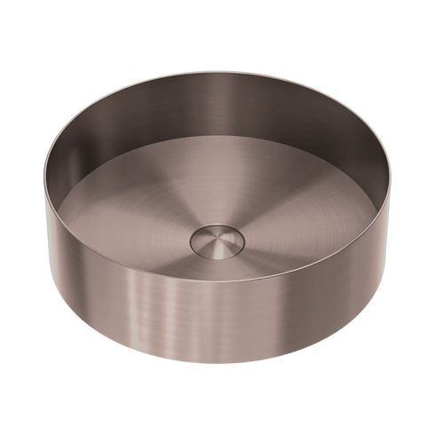 Nero Opal Round 400mm Stainless Steel Basin