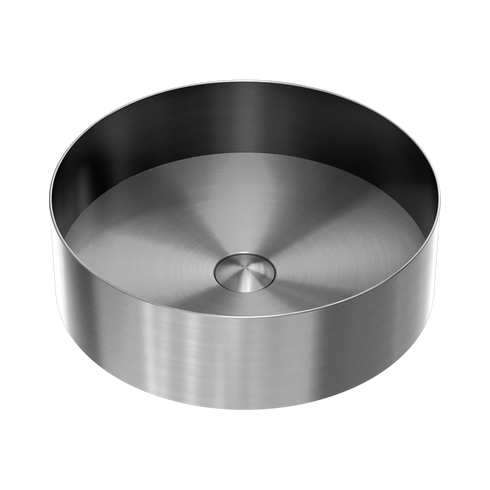 Nero Opal Round 400mm Stainless Steel Basin