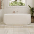 Fienza Nuvola Solid Surface Bath 1600mm Matte White